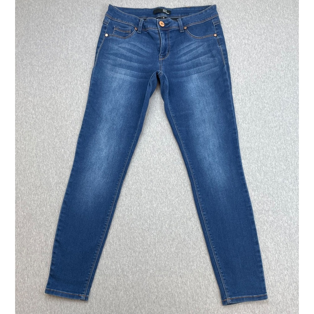 1822 Denim Jeans Womens 29 Denim Cotton Blend Stretch Low-Rise Skinny